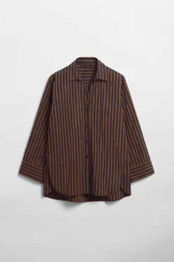 Bettina dk navy stripe