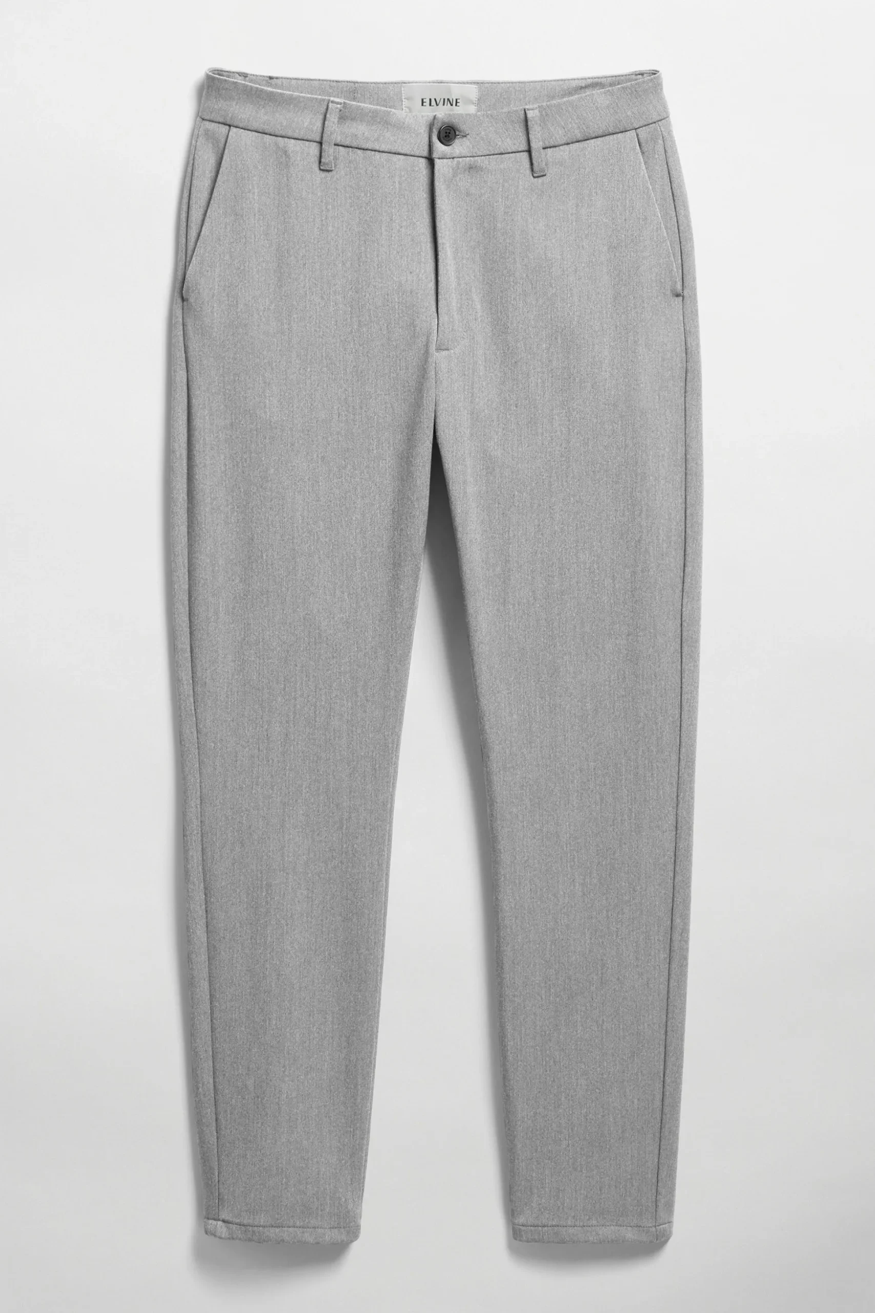 Crimson stretch light grey melange