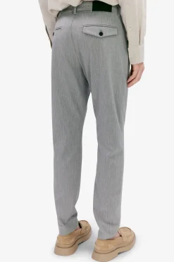 Crimson stretch light grey melange
