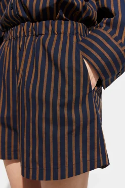 Erla dk navy stripe