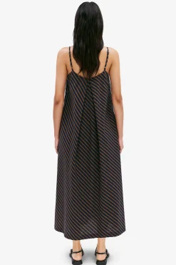 Yvette dk navy stripe